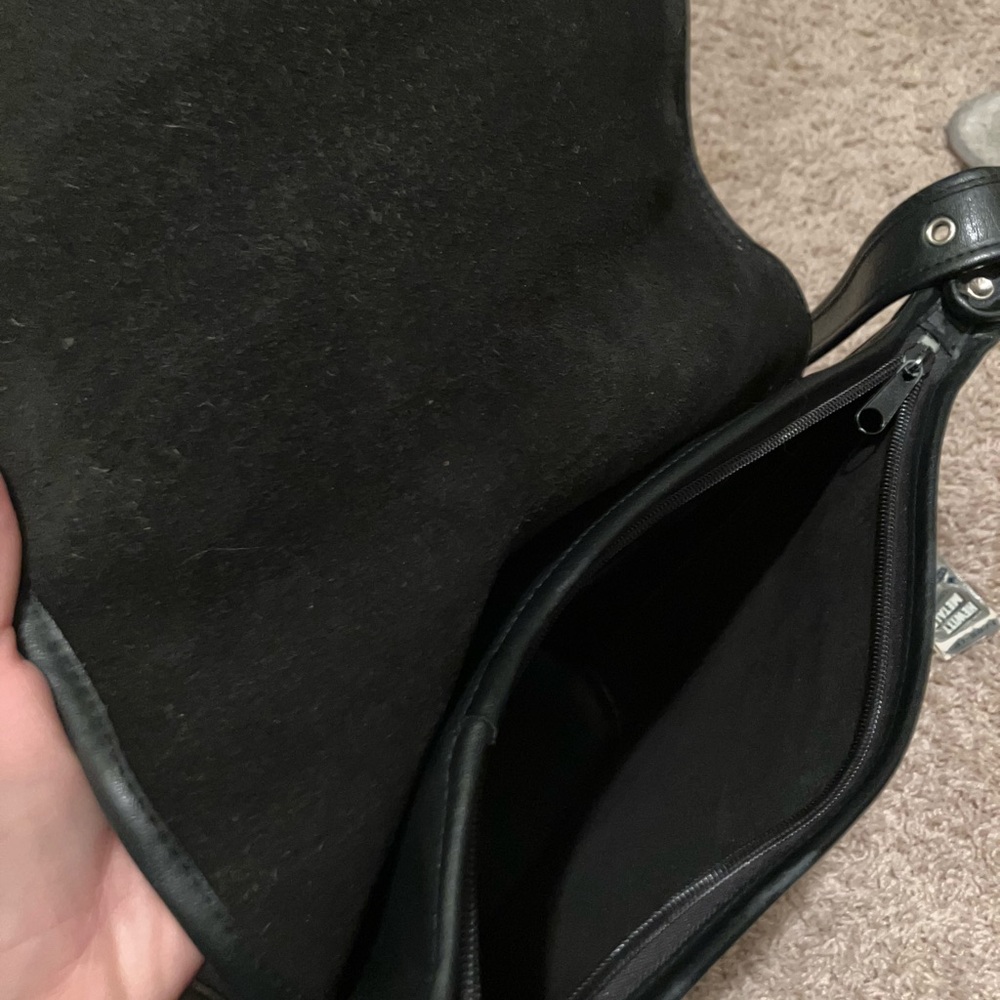 Coach Black Leather Shoulder Bag - Picture 8 of 9
